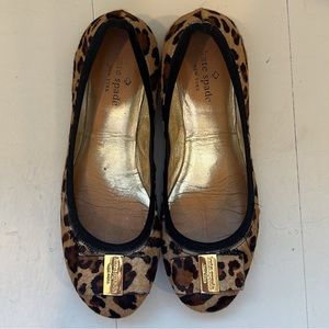 Kate spade ballet flat in animal print